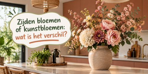 Zijden bloemen of kunstbloemen: wat is het verschil?